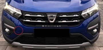 фото thumb №14, Dacia sandero stepway iii 2020- заглушка фаркоп перед оригинал