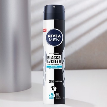 NIVEA MEN Мужской антиперспирант Черный Белый 6x200мл