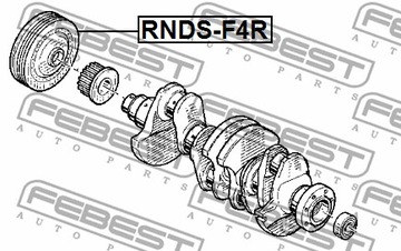 Шкивы коленвала FEBEST RNDS-F4R