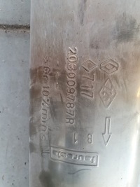 фото thumb №10, Renault captur ii 2019-2023 1.0 tce гасник труба вихлопна каталізатор