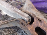 Opel signum 03- ось задняя балка задний  подвеска подрамник поворотный кулак тормозные диски abs Недорого, фото thumb