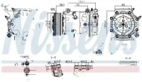 фото thumb №1, Компрессор компрессор кондиционера 890780 nissens