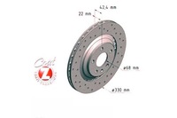 фото thumb №2, Комплект диск тормозных zimmermann 4f0615601b 17