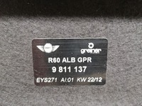 фото thumb №6, Mini countryman r60 полиця задня багажника оригінал 10-16