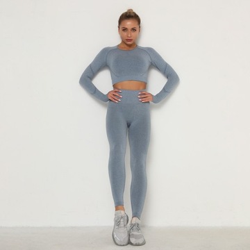 SPORT SET топ бесшовные леггинсы для фитнеса S