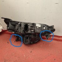 Renault megane линза длинный led европа хорошее состояние фара левая в Украине, фото thumb