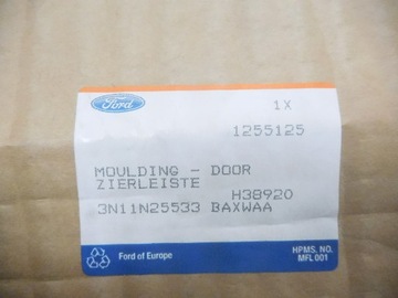 фото thumb №9, Планка дверь левый зад ford fiesta оригинальный номер 1255125