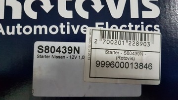 фото thumb №7, Note ii e12 micra k13 1,2 стартер 12v 1,0kw