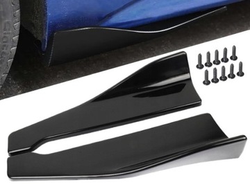 фото thumb №1, Подовжувач планка порогів бампера 48cm універсальні спліттер тюнінг блиск