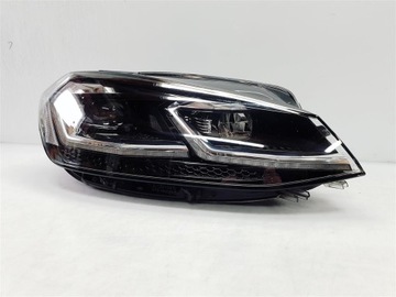 фото thumb №3, Volkswagen golf 7 vii 5g1 рестайлінг 16+ права лампа перед повний led 2 x модуль !!!