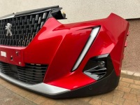 Купить Peugeot 2008 2 бампер перед 6 с pdc на фонари full светодиоды evh бордовые 2019-, фото thumb