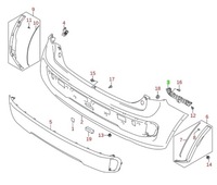 фото thumb №12, Suzuki ignis iii 2017-ślizg бампера задня правий