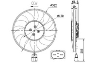 фото thumb №16, Радіатор двигуна nrf 53570 19010plcj01