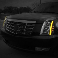 фото thumb №8, Фары led комплект чёрные правое + левое cadillac escalade 07-14