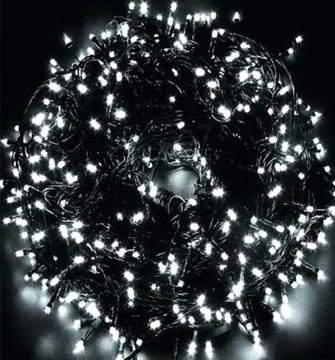 РОЖДЕСТВЕНСКИЕ ЛАМПЫ 500 LED ХОЛОДНЫЙ БЕЛЫЙ НАРУЖНЫЙ