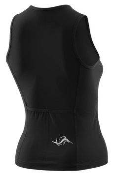 Женская футболка Sailfish Comp Triathlon черная/серая, размер S