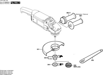 Подшипниковый диск Bosch для угловой шлифовальной машины GWS 20-230 H 21 22 23 24 26