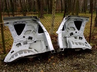 фото thumb №9, Ssangyong rexton крыло левый задняя четверть стекло серебристая w niebieski