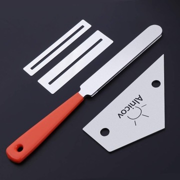 Guitar Polish Tools Set, 1Pcs Guitar Fret Crowning File with 1Pcs Guitar