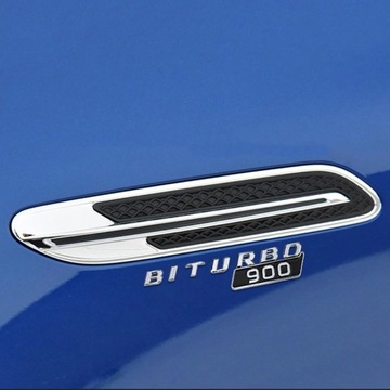 2 шт. 3d ABS Biturbo 700 800 900 логотип автомобильное крыло эмблема значок наклейка для меня