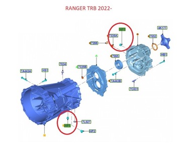 ПРОБКА КОРОБКИ КПП FORD OE 6732263 РАЗНЫЕ МОДЕЛИ