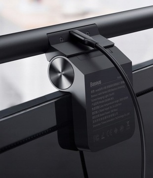 BASEUS DGIWK-B01 Lampa na monitor komputerowa nocna LED czarna