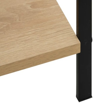 vidaXL Стеллаж с 3 полками Цвет Дуб 60x27,6x90,5 см ДСП