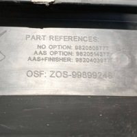 Дифузор накладка спойлер задні citroen ds7 crossback 9820508777 в Україні, фото thumb