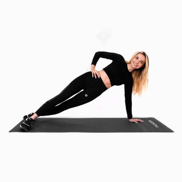 YOGI FITNESS Противоскользящий коврик для тренировок из ПВХ.