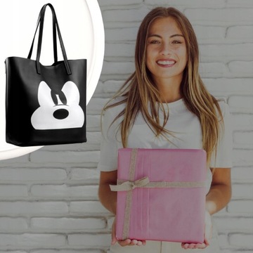 Inna (yualomc) torebka shopper skóra ekologiczna czarny