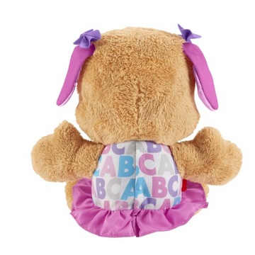 ПЛЮШЕВАЯ ИГРУШКА FISHER PRICE SISTER PUPPY УЧИТЬСЯ И СМЕХАТЬСЯ 3 УРОВНЯ