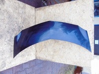 фото thumb №1, Капот крышка двигателя nv676 renault modus 2007 чёрный