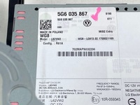 фото thumb №4, Golf vii радіо дисплей екран 5g6035867 nowe