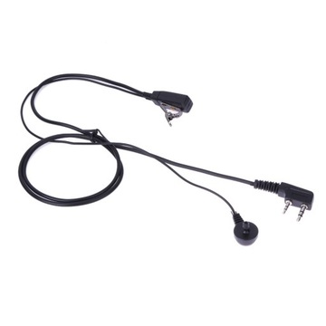 wy PTT Mic słuchawkadla Baofengdla radia Kenwood