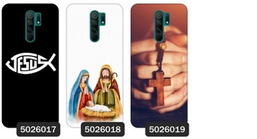 Чехол для Xiaomi Redmi 9 с религиозным узором Иоанна Павла II