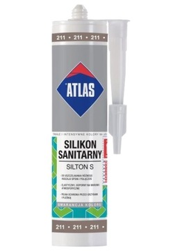 ATLAS 211 Silikon Sanitarny - Cementowy