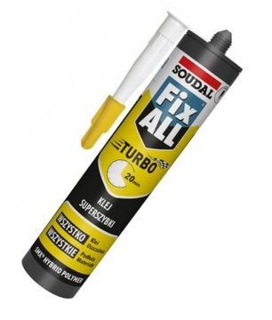 Клей для гибкой сборки Fix All Turbo Super Fast Soudal 290 мл