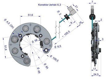 EX230000 комплектный выпрямитель генератора. EX260000 C-330 C-360 EXPOM KWIDZ