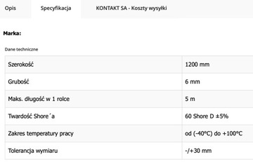 КИСЛОТОСТОЙКАЯ РЕЗИНОВАЯ ПЛИТА 6,0мм EPDM 6,0х1200ммх100мм