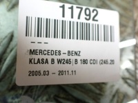 Скло двері правий задній mercedes b 180 w245 2.0cdi 2007r 191 11792 Зі Шроту, фото thumb