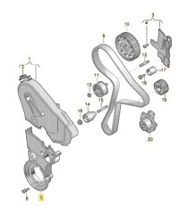 Купить Новая  оригинальные audi оригинальный номер защита ремень зубчатый 04l109147d, фото thumb