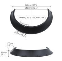 фото thumb №16, Розширювачі підкрилок бризковики широкий підкрилок 4szt