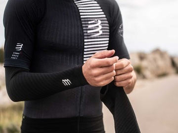 Компрессионные рукава Compressport Ultralight, черные