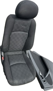 фото thumb №8, Сидіння комплект перед зад обшивки оббивка диван mercedes c w203 sedan om