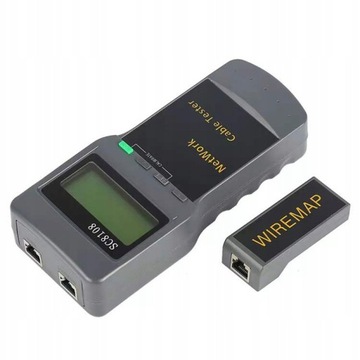 Тестер сетевых кабелей SC 8108 RJ45 BNC LAN с ЖК-дисплеем