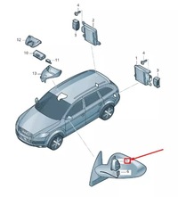 фото thumb №7, Audi q3 8u правый lane change assist предупреждение дисплей lhd 8k1949146a oem