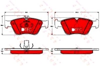фото thumb №2, Тормозные колодки тормозные mercedes перед w202 w210 r170 95-