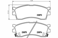 фото thumb №1, Textar гальмівні колодки гальмівні kia перед clarus ii shuma