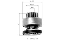 Шестерня, стартер magneti marelli 940113020334 Ціна, фото thumb