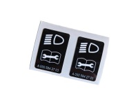 фото thumb №1, Набор наклеек фары mercedes wiele modeli